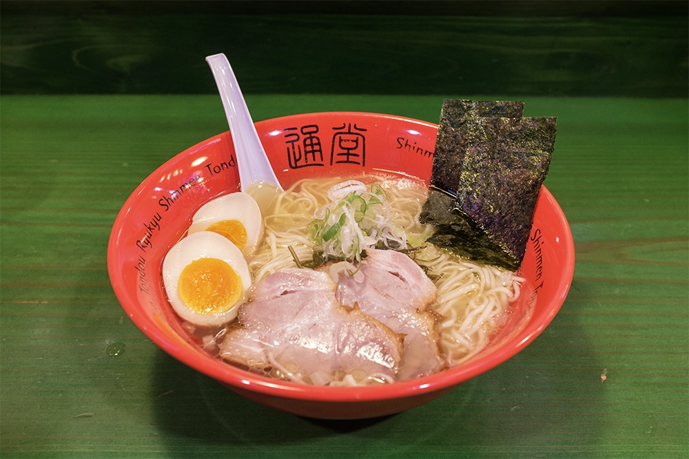 A bowl of ramen at the Ramen Museum Yokohama