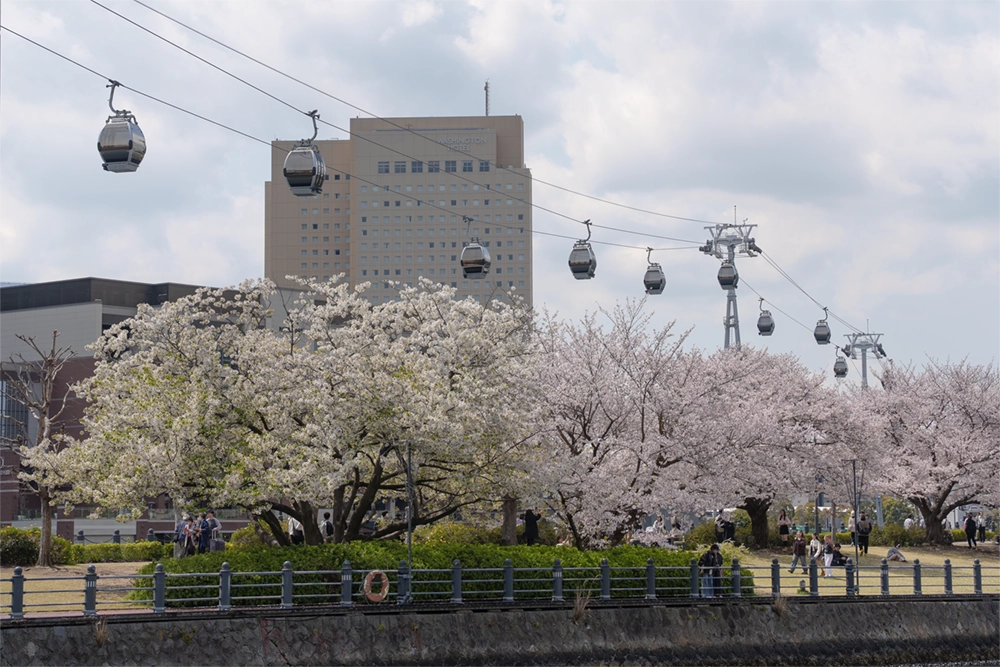 The Yokohama Air Cabin ropeway
