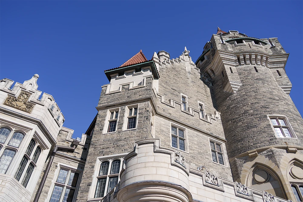 The exterior of Casa Loma in Toronto