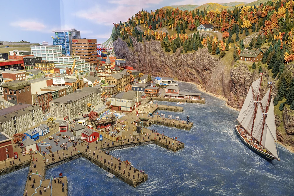 The miniature version of Halifax at Little Canada in Toronto