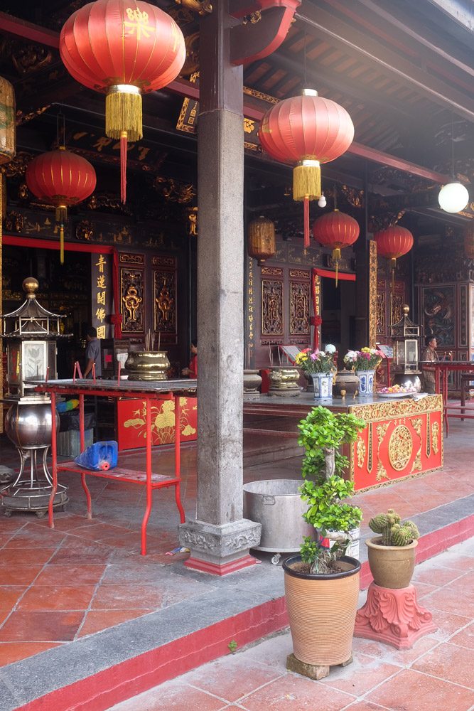 Cheng Hoon Teng temple on Harmony Street, one of the many must see temples in any Melaka itinerary