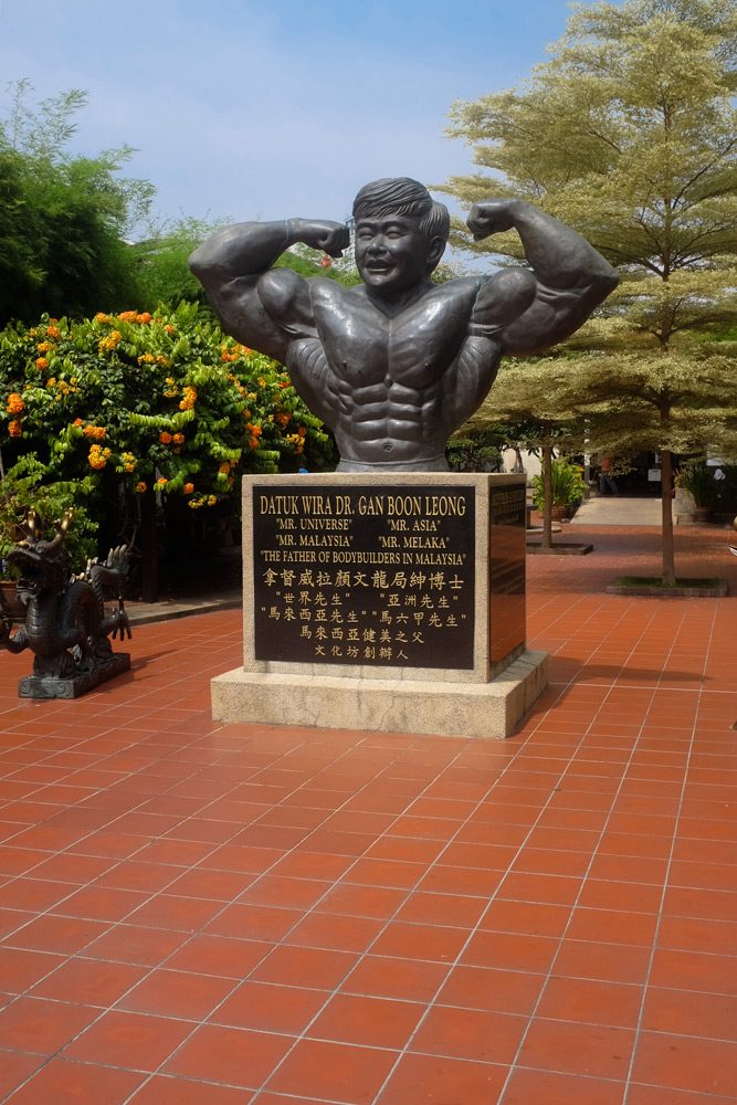 Mr Melaka statue in Melaka